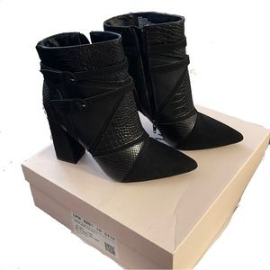Never Worn Adler Patchwork Heeled Bootie